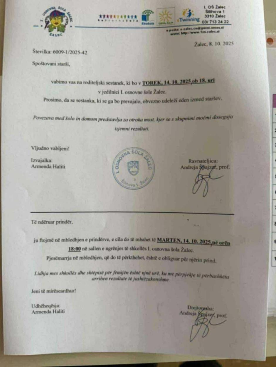 vabilo | Avtor: Zajem zaslona / Facebook