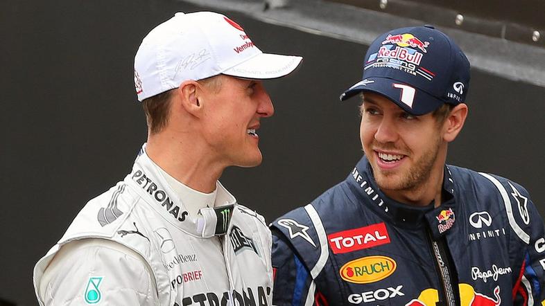 michael schumacher sebastian vettel