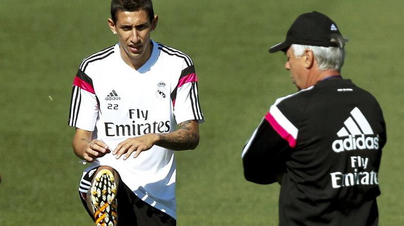 Angel di Maria Carlo Ancelotti