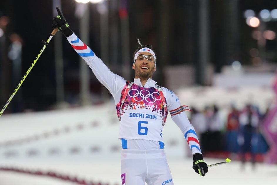 Fourcade biatlon zasledovanje Laura Soči 2014 olimpijske igre