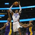 Howard World Peace Bynum Orlando Magic Los Angeles Lakers NBA