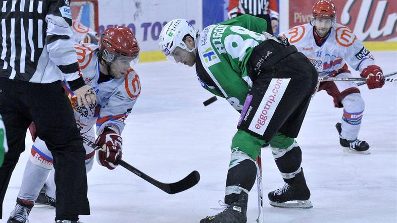 Matt Higgins je za Olimpijo zadel že po 11 sekundah. (Foto: Anže Petkovšek)