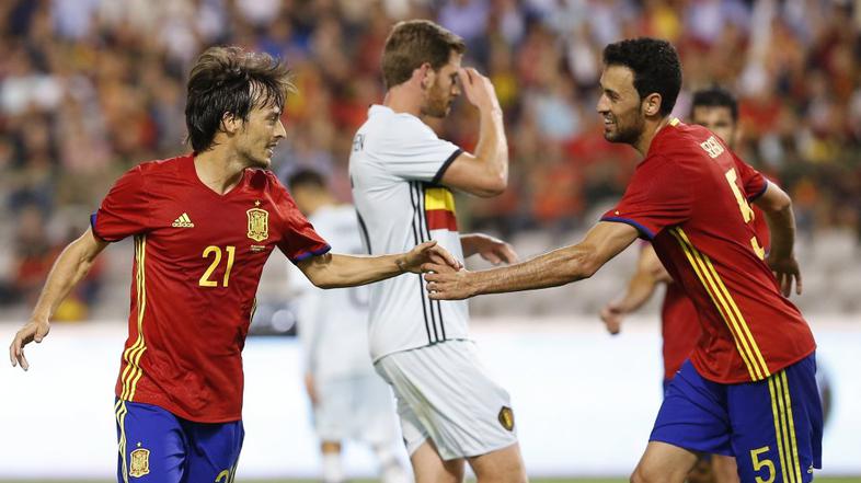 David Silva Belgija Španija