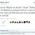 Marko Jarić Twitter Oluja Srbi