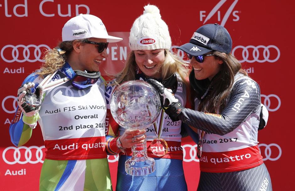 ilka štuhec, mikaela shiffrin, sofia goggia | Avtor: EPA