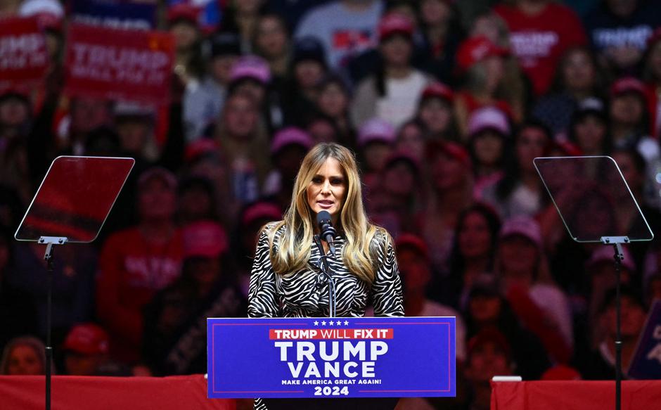 Melania Trump na zborovanju v Madison Square Gardnu | Avtor: Profimedia