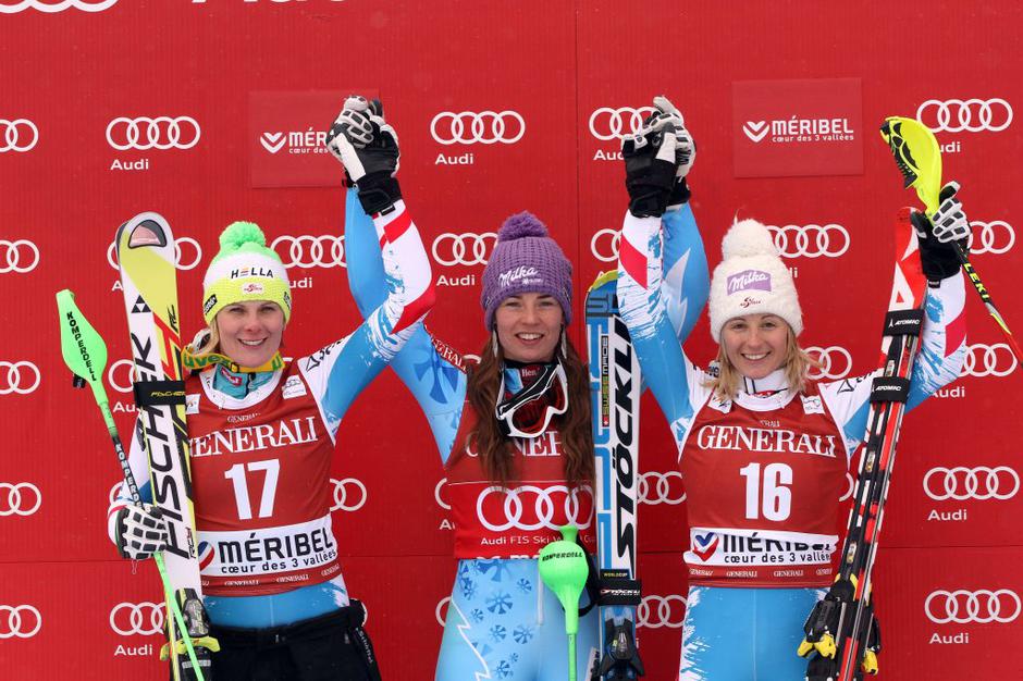 superkombinacija meribel tina maze nicole hosp michaela kirchgasser | Avtor: EPA