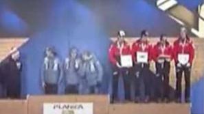 Podelitev medalj v Kranjski Gori