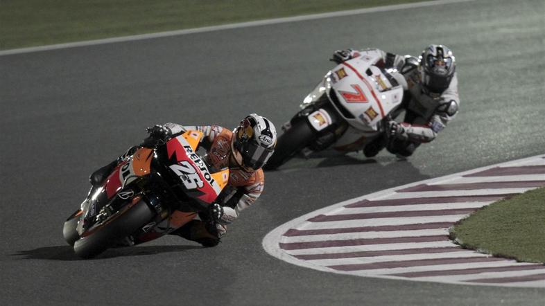 Kljub bolečinam v rami je Pedrosa obe dirki končal na stopničkah. (Foto: Reuters