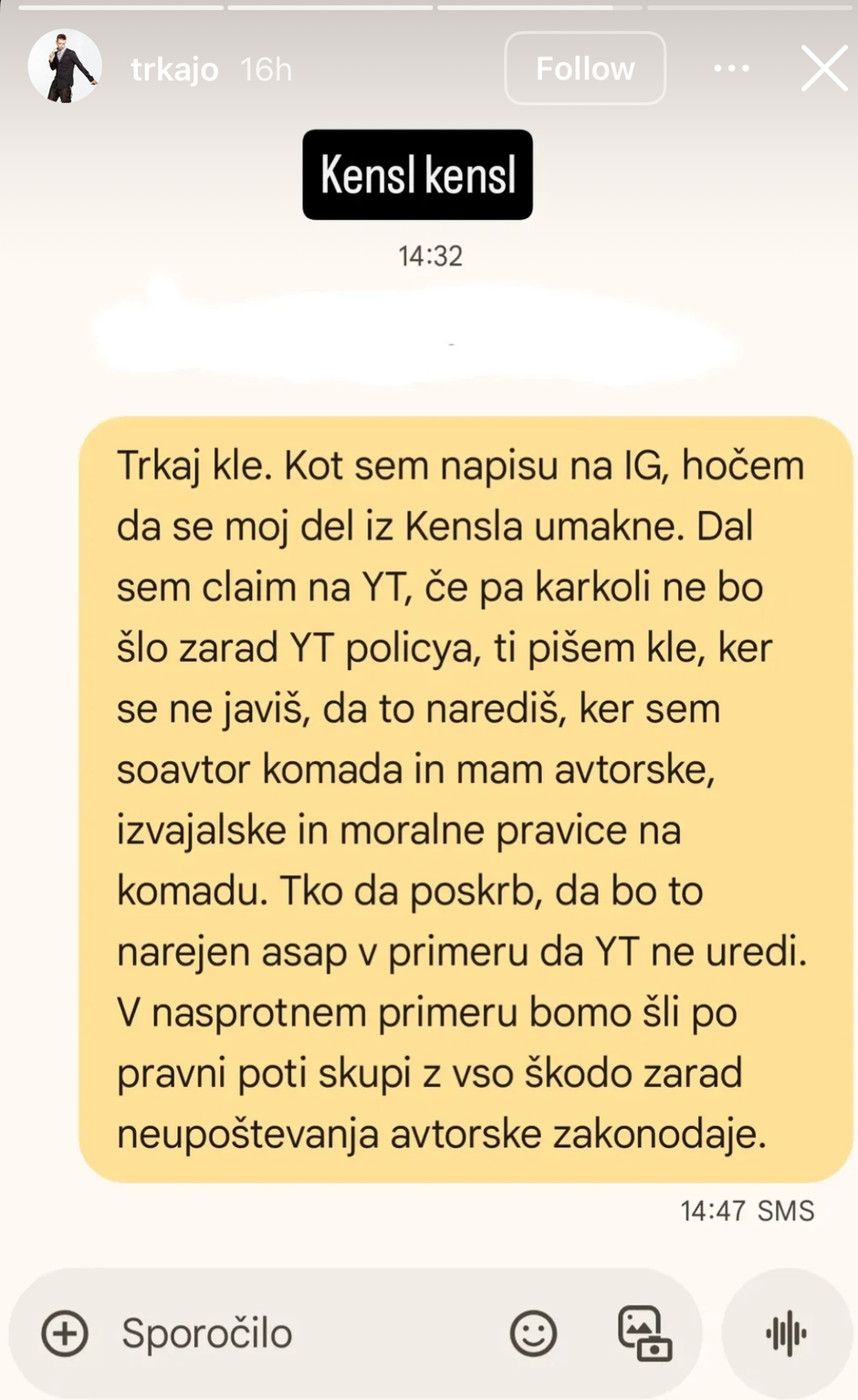 Trkaj | Avtor: Instagram