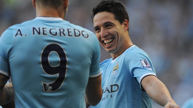 Negredo Nasri Manchester City United