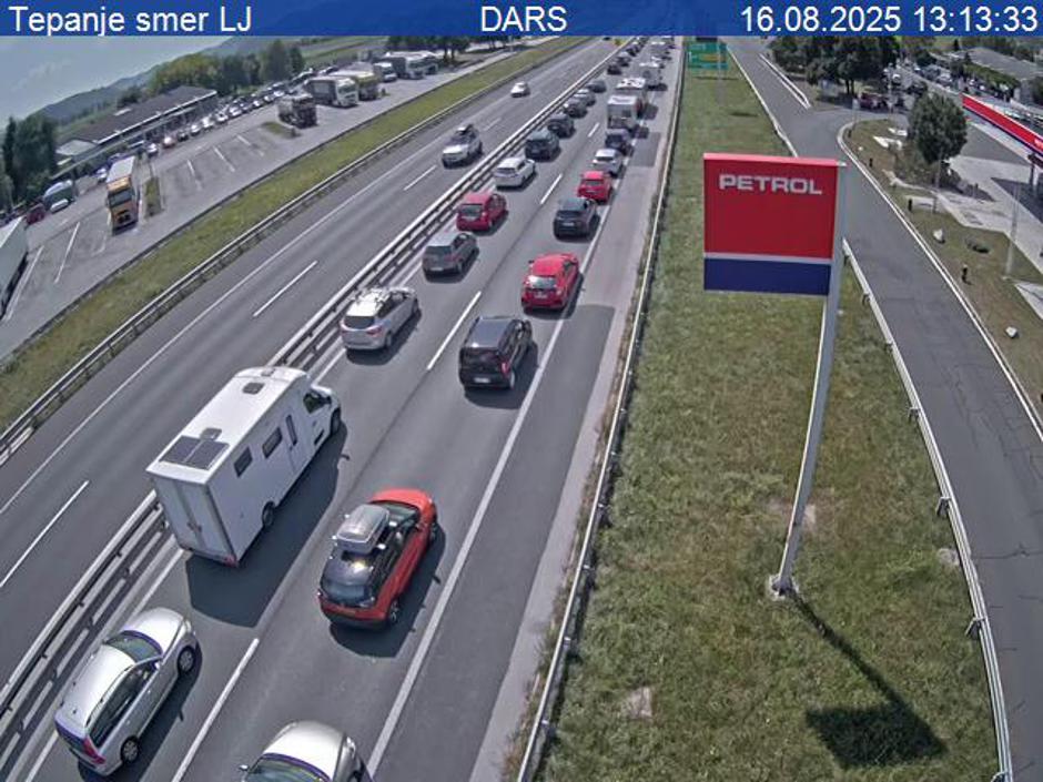 Zastoj na avtocesti, kolona | Avtor: pic