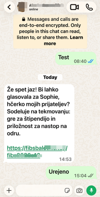 prevara WhatsApp