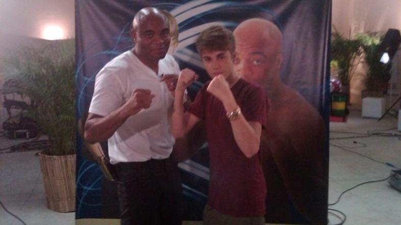 Justin Bieber Anderson Silva