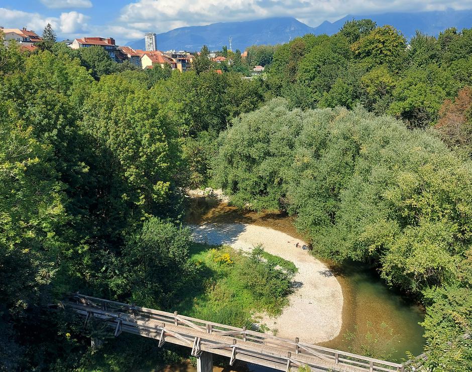 Kanjon Kokre v središču Kranja | Avtor: M. Ha.