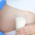Nosečnica, mleko