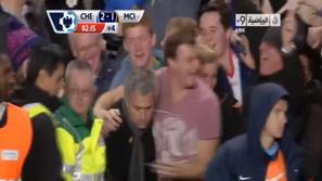 Mourinho Chelsea Manchester City navijači gledalci tribuna