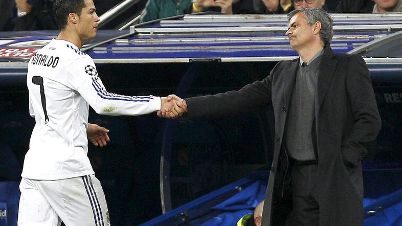 Jose Mourinho bo sledil usodi Cristiana Ronalda. (Foto: Reuters)