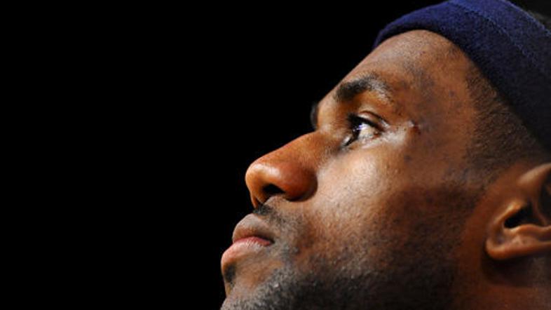 LeBron James je odigral eno svojih najslabših tekem: slab met in brez podaje.