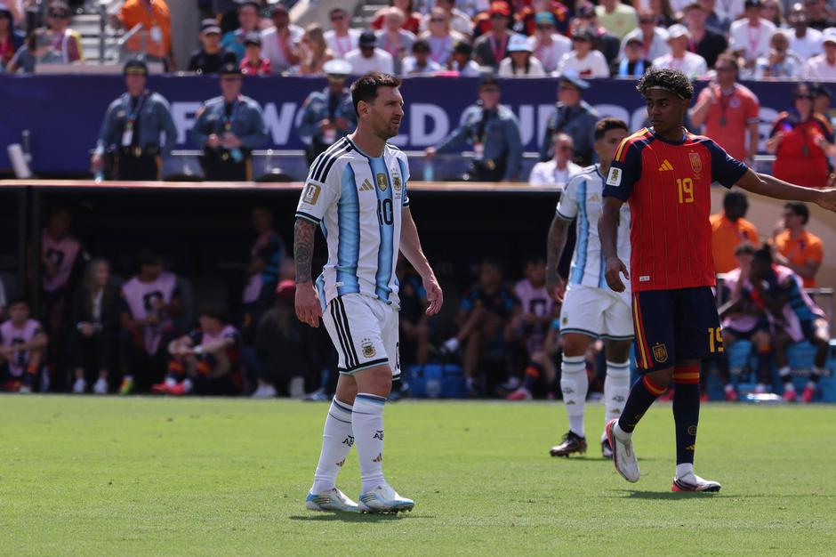 Lionel Messi Lamine Yamal Španija Argentina finale SP | Avtor: Profimedia
