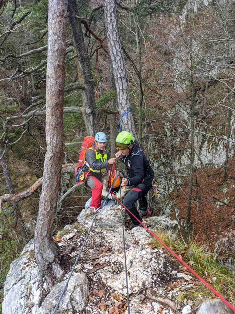 Reševanje pogrešane, GRS Kranjska Gora, ferata Jerman v Gozd Martuljku