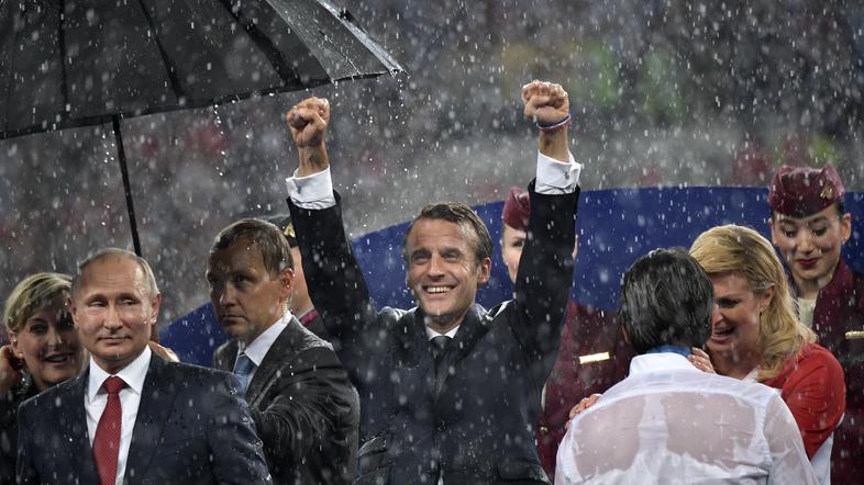 Putin, Macron. Grabar-Kitarović