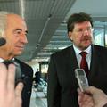 Prvi nadzornik Istrabenza Janko Kosmina in predsednik uprave Igor Bavčar 3020 za