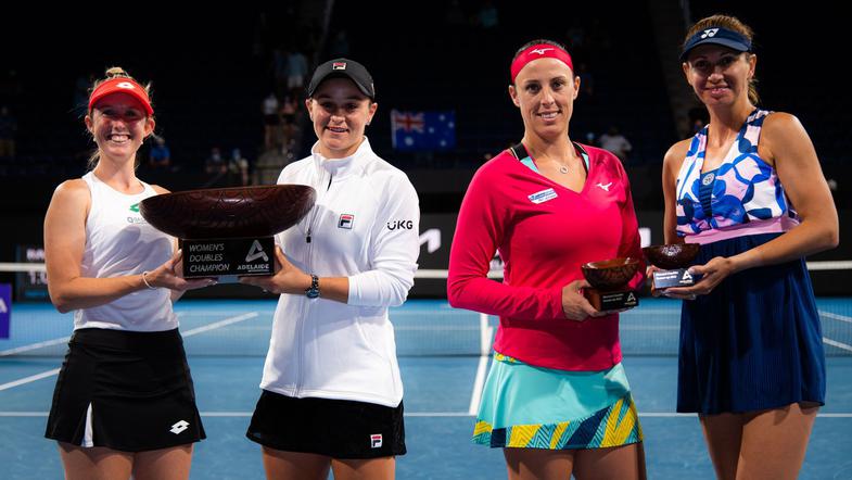 Ashleigh Barty Storm Sanders Andreja Klepač Darija Jurak Adelaide