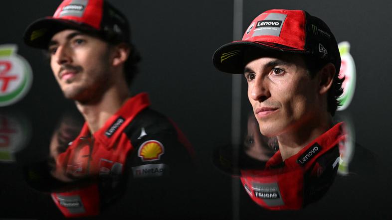 Marc Marquez in Francesco Bagnaia