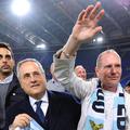 Gascoigne predsednik Lotito Lazio Serie A Italija liga prvenstvo