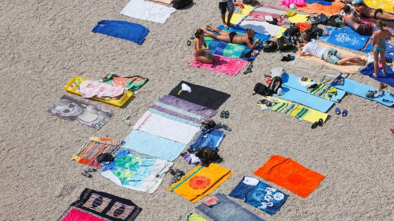 Brisače na plaži