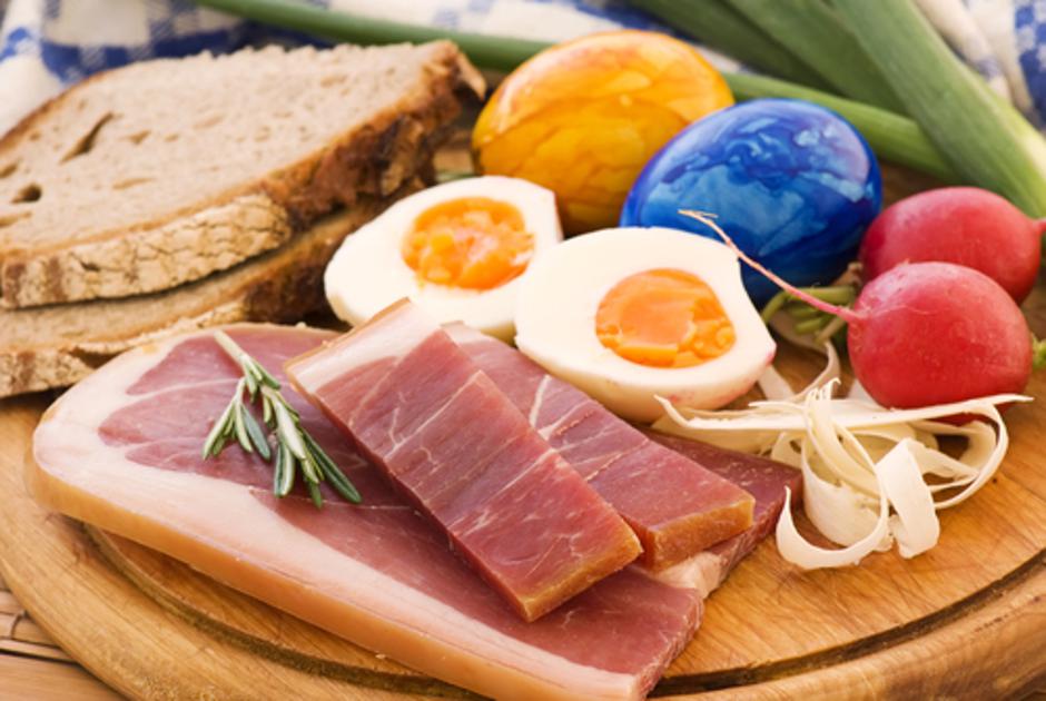 velikonočni zajtrk, pirhi, jajčka, šunka | Avtor: Shutterstock