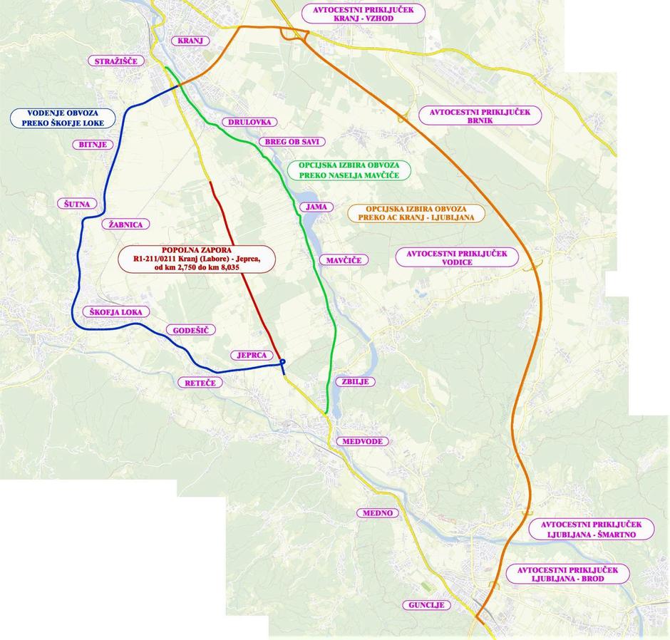 regionalna cesta Medvode-Kranj, obnova | Avtor: GGD