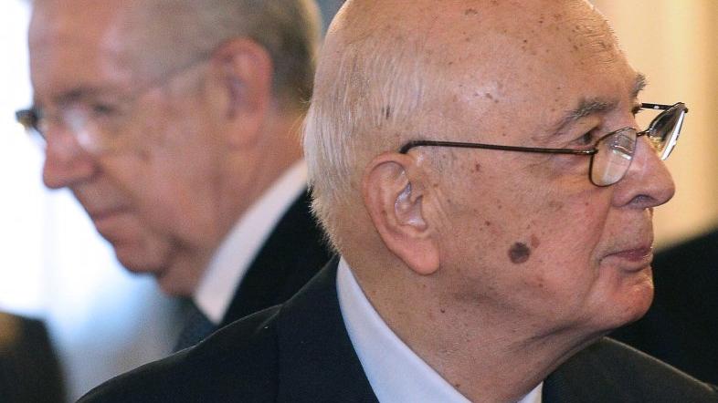 Napolitano in Monti