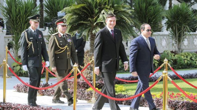 Borut Pahor v Egiptu