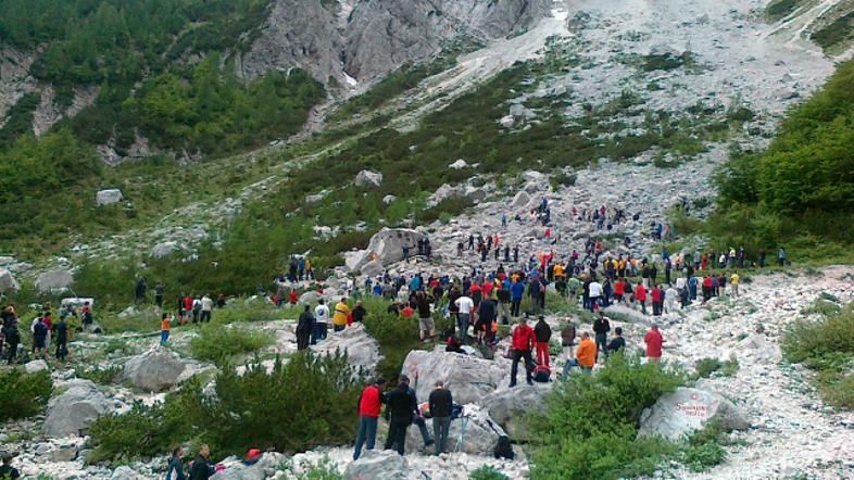 Današnji pohod policistov (Foto: A. F.)