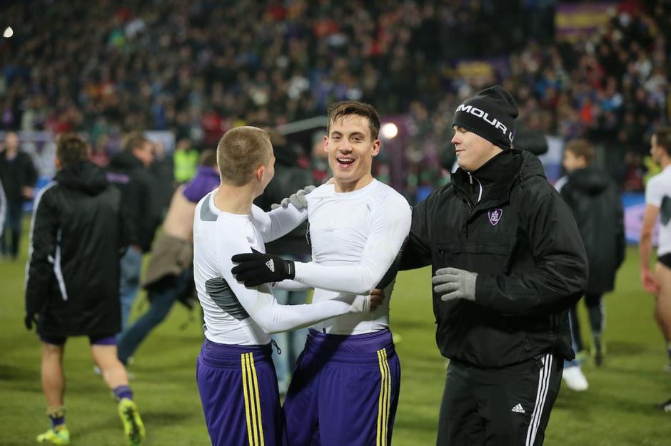 Maribor Wigan Evropska liga Ljudski vrt Milec Cvijanović navijači Viole dres igr | Avtor: Gregor Katič