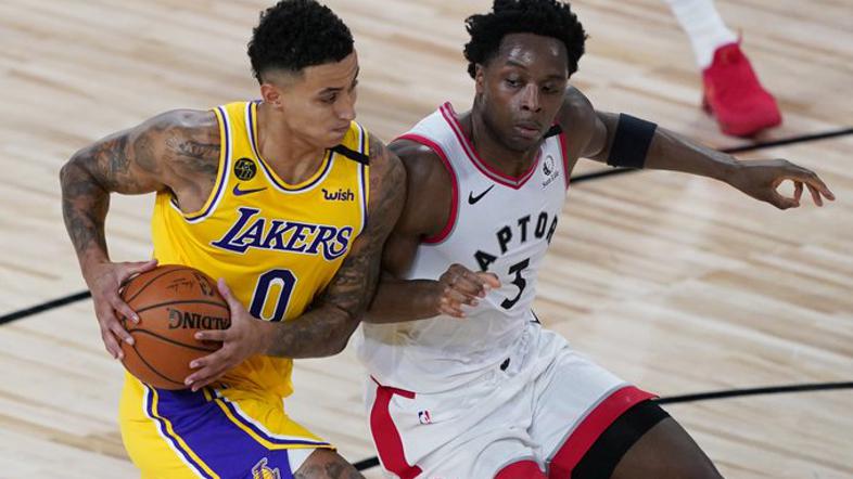 Kyle Kuzma OG Anunoby Lakers Raptors