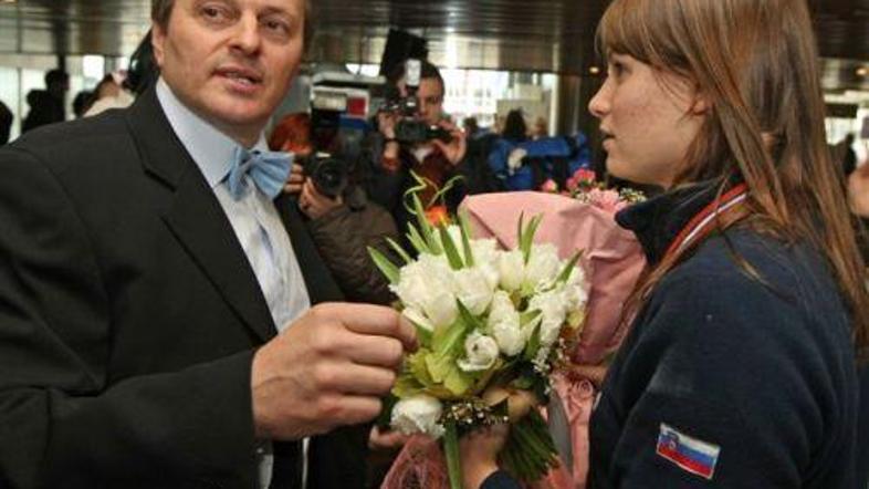 Globočnik je sicer tudi športni direktor Plavalnega kluba Radovljica. Na fotogra