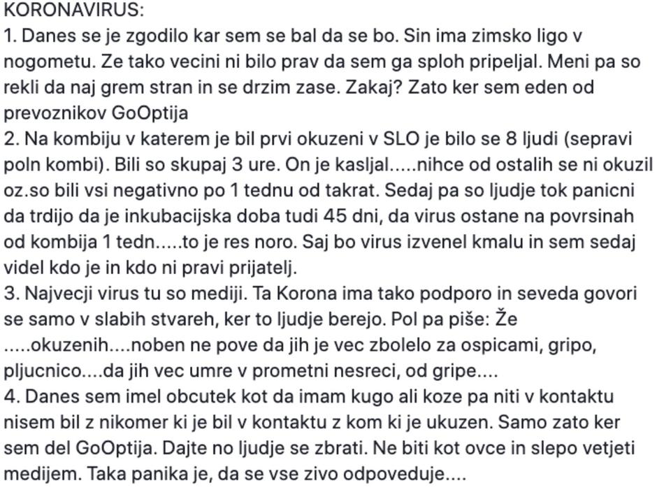 Zapis voznika GoOptija | Avtor: 