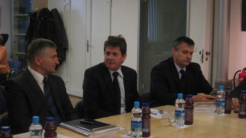 Bogdan Barbič (HESS), Borut Meh (HSE) in Martin Novšak (GEN) so kljub napetim od