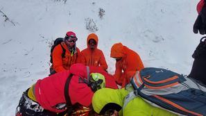 Uršlja gora, reševanje, snežni plaz, gorski reševalci