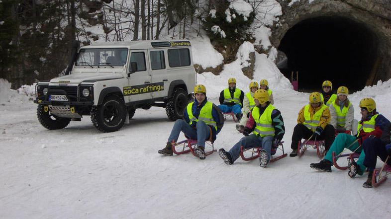 Organizirane skupine lahko gredo sankat tudi dopoldne oziroma po dogovoru, vsak 