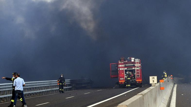 gasilci prometna nesreča autostrada Italija
