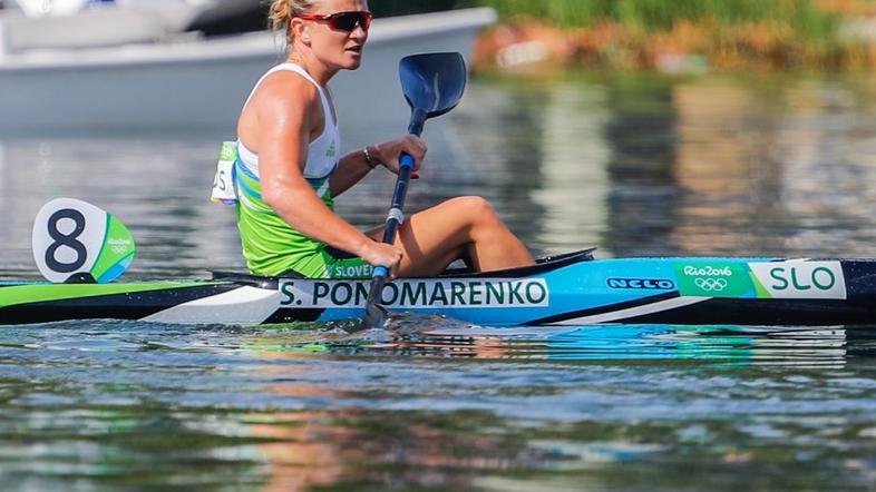 Špela Ponomarenko Janić kajak na mirnih vodah finale 200 m Rio 2016