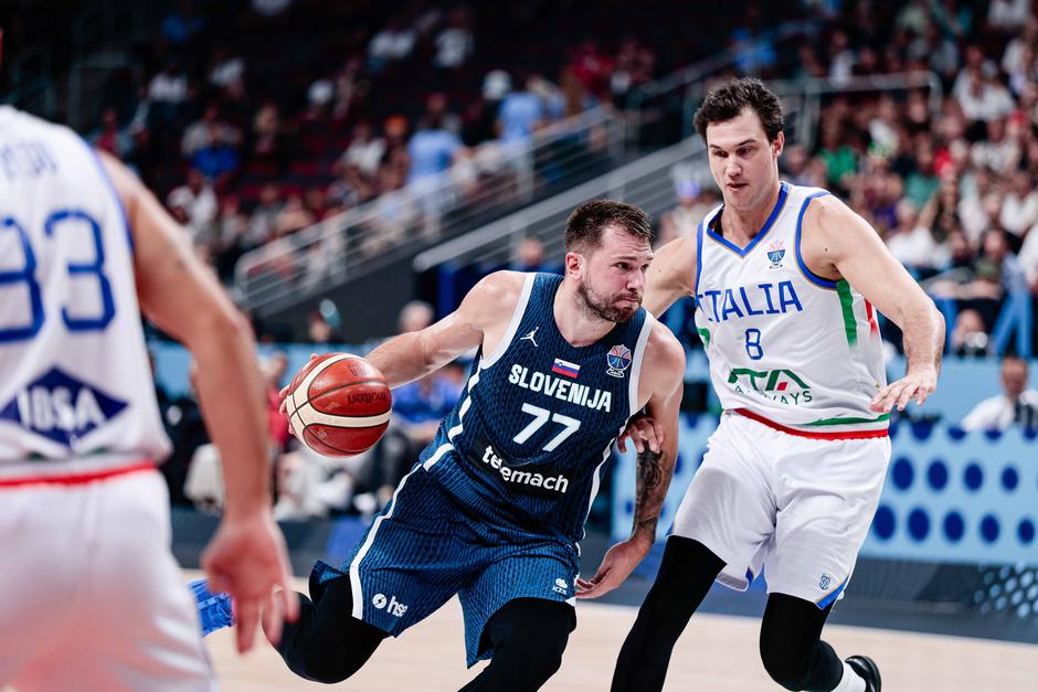 eurobasket 2025 Italija Slovenija, luka dončić | Avtor: Saša Despot