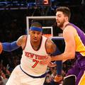 carmelo anthony la lakers new york knicks