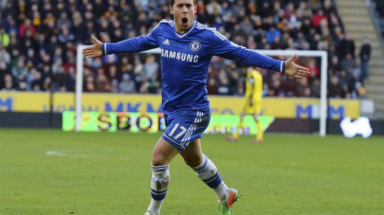 Hazard Hull City Chelsea Premier League Anglija liga prvenstvo