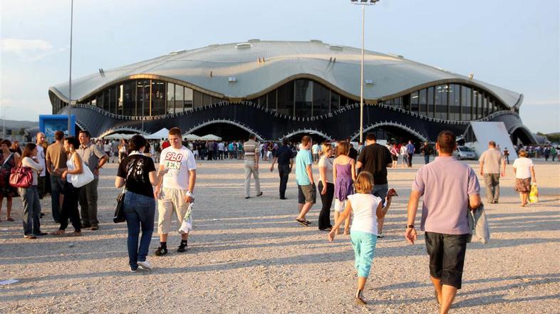 Slovenija navijači Stožice dvorana