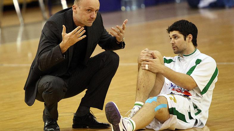 Sašo Ožbolt je dobro upošteval navodila trenerja Jureta Zdovca. (Foto: Boštjan T